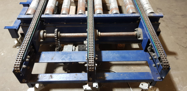 Ami pallet transfer transfer roller conveyor chains 90° 1750-1397-1262-1100