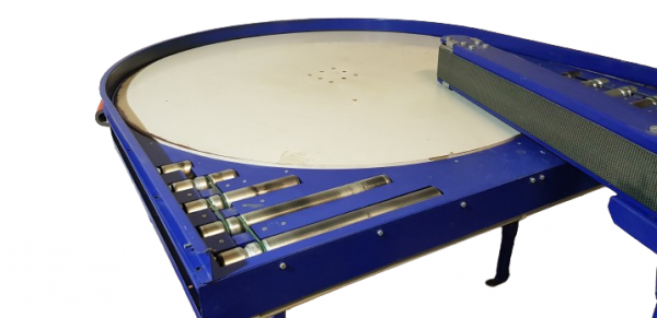 Rotary table disc conveyor 1700-1600-Ø1500 with ejector 1330-100
