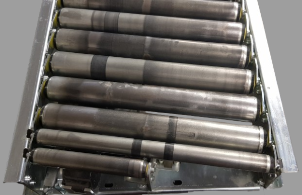 TGW alignment conveyor inclined roller conveyor 1750-475-420