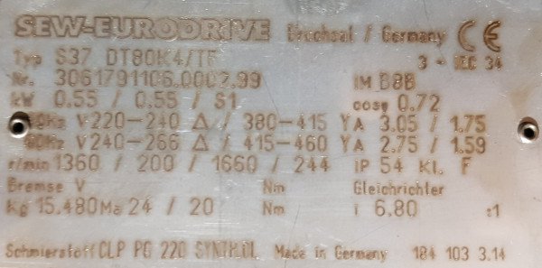 Transnorm Gurtförderer Gurtband Förderband 800-600-500 optional verlängerbar