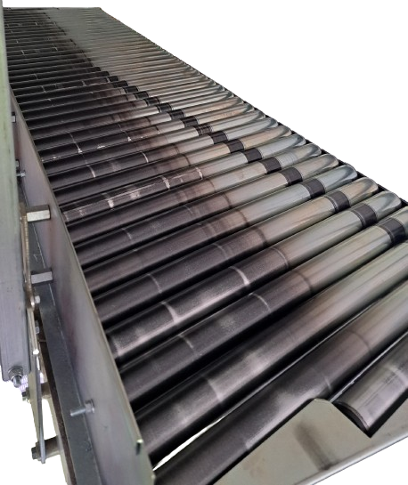 Transnorm Ausrichtförderer Schrägrollenbahn Schrägförderer 2900-700-685