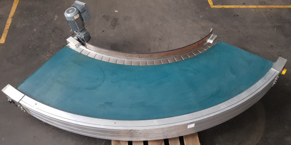 Transnorm spiral helix belt curve conveyor right 90°-750-650 IR1200
