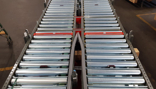 Knapp transfer roller conveyor Toothed belt slider 90° 2900/2270-510-450