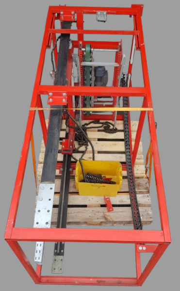 Vertikalförderer Aufzug Kisten 4770x950x1200