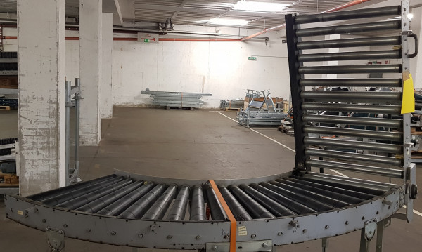 Budde Rollenkurve rechts oder Links plus Band mit Klappfunktion 90°-670-620 IR795