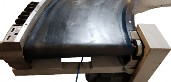 Transnorm Gurtkurve Förderer links 90°-700-500-IR900