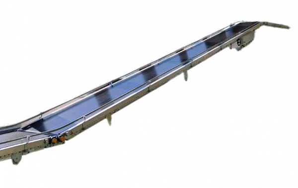 Transnorm Steigband Gefälleband Steigförderer mit Bogen und Vorlauf GF 12965-700-600