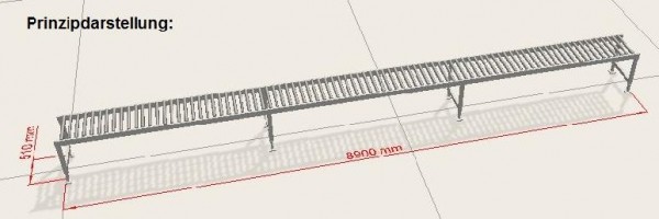 Gebhardt Not driven roller conveyor 8900-510-450