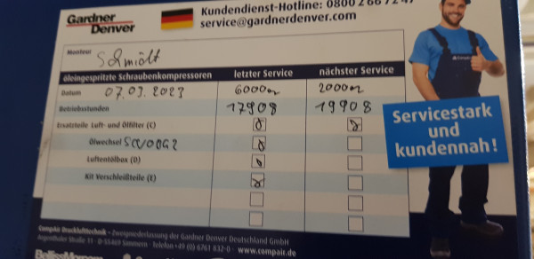 Mahle Schraubenkompressor MSK I7,5/10/U3