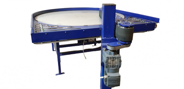 Rotary table disc conveyor 1700-1600-Ø1500 with ejector 1330-100