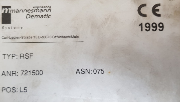 Dematic Staurollenbahn 2625-500-440