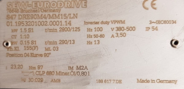 Transnorm Gurtkurvenförderer 90° Helix Spirale links 980-800 IR600