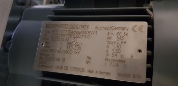 Lippert Gurtförderer Gurtband Förderband GF 780-650-500