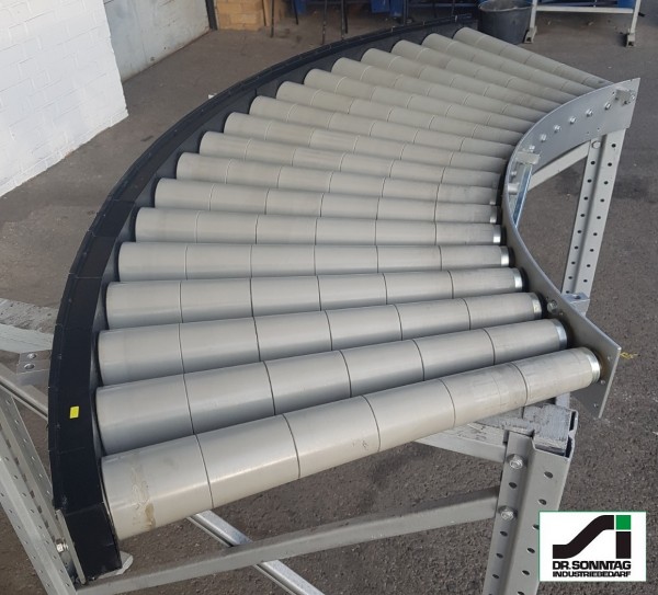 Transnorm curved roller conveyor driven 90°-680-600 IR800