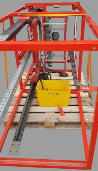 Vertikalförderer Aufzug Kisten 4770x950x1200