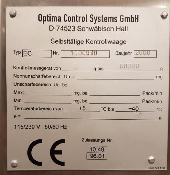 Förderbandwaage Durchlaufwaage 1390-750-1500