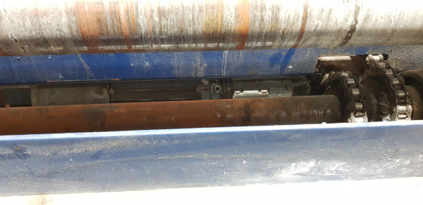 Ami pallet transfer transfer roller conveyor chains 90° 1750-1397-1262-1100