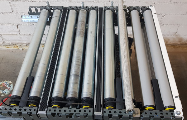 Knapp Rollenbahn Umsetzer Überschieber Transfer Zahnriemenabschieber Ausschleuser 90° 675-690-625