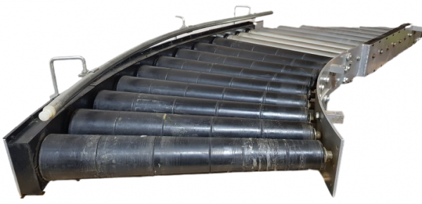 Transnorm Schrägzulauf Ausschleußer Einschleußer Rollenzwickel 45°/90°-600-500