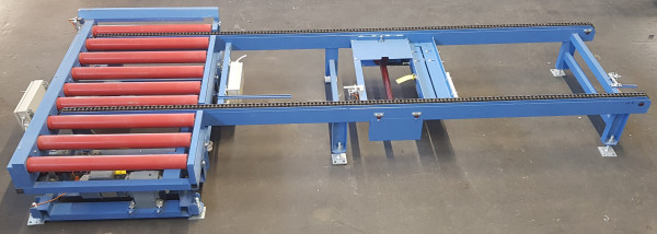 Paletten Umsetzer Transfer Rollenbahn Ketten 90° 3900-1650-1040-900