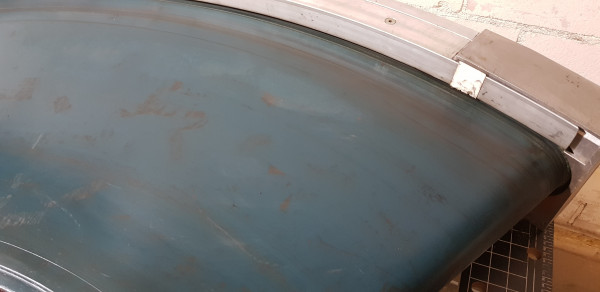 Transnorm belt curve conveyor right GKF70°-730-550 IR600