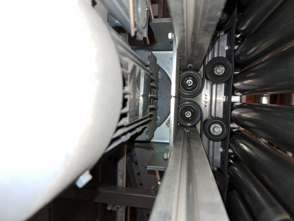 Transnorm Rollenbahn mit Ausschleußer 6200-700-640