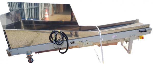 Kannegiesser Schrägförderer Förderband Bunkergurtförderer Trichterförderband Einfüllförderband Trich