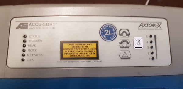 Accu-Sort Axiom-X 2L Barcode Scanner