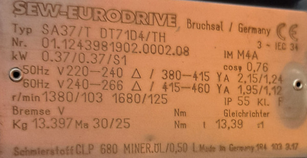 Transnorm Gurtförderer Gurtband Förderband GF 2630-700-600