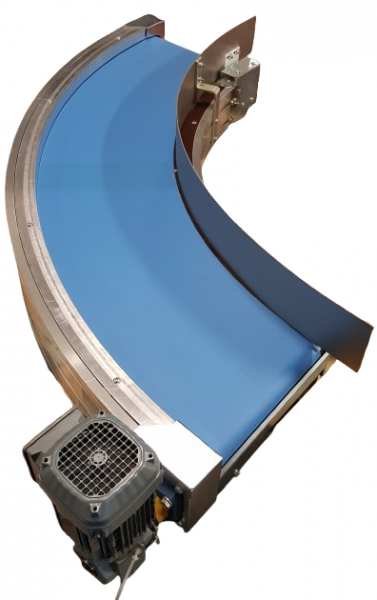 Transnorm curved belt conveyor left 90°-600-400-IR1000 - NEW