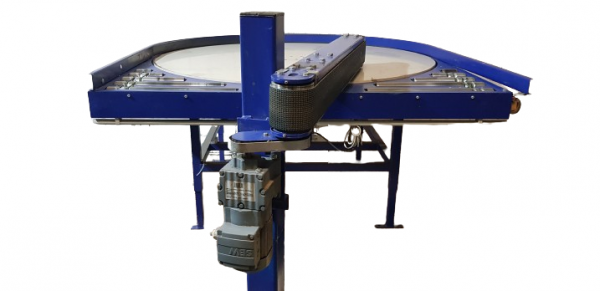 Rotary table disc conveyor 1700-1600-Ø1500 with ejector 1330-100