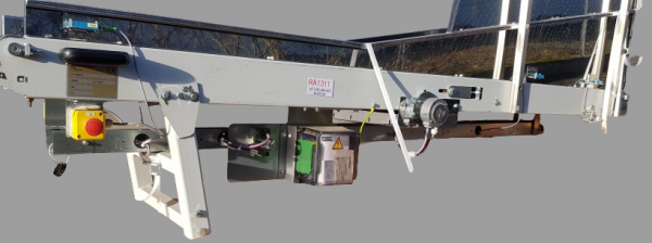 Kannegiesser Schrägförderer Förderband Bunkergurtförderer Trichterförderband Einfüllförderband Trich