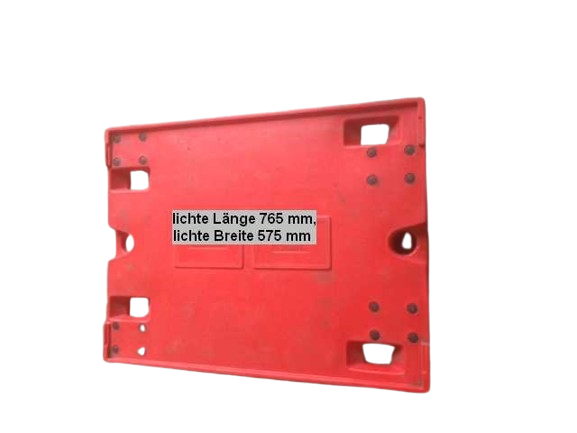 Linpac 15pcs. transport trolleys for trolley euroboxes underframe 800x600x200 mm 300kg load capacity