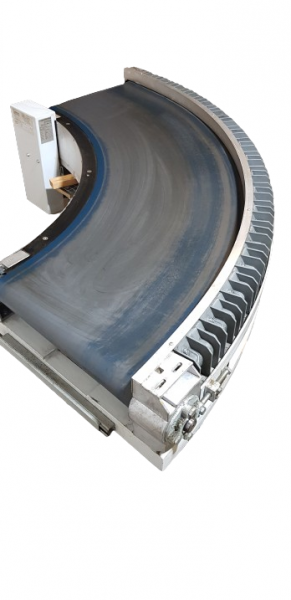 Transnorm Gurtkurve Förderer links 90°-700-500-IR900