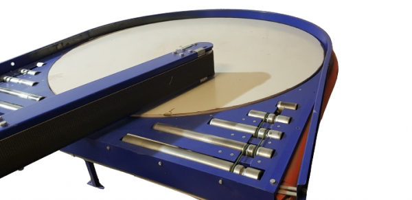 Rotary table disc conveyor 1700-1600-Ø1500 with ejector 1330-100