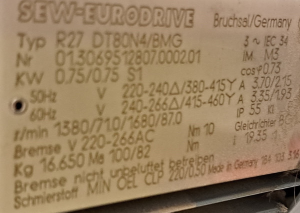Transnorm Gurtförderer Gurtband Förderband GF 4700-600-500