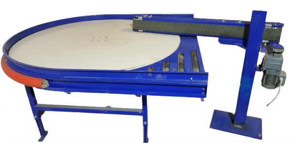 Rotary table disc conveyor 1700-1600-Ø1500 with ejector 1330-100