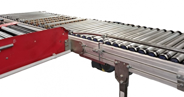 Transnorm Rollenbahn mit Ausschleußer 6200-700-640