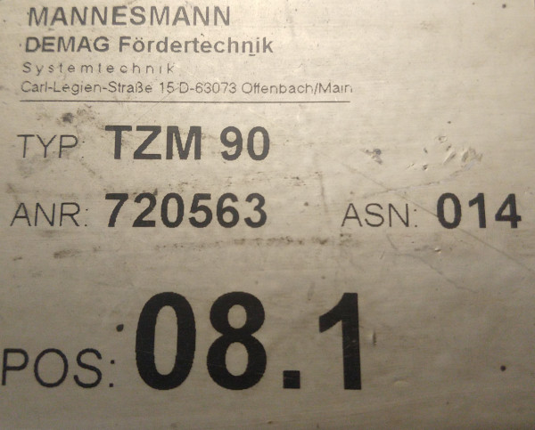 Dematic Rollenbahn Umsetzer Überschieber Transfer Abschieber 90° 700-1000-690