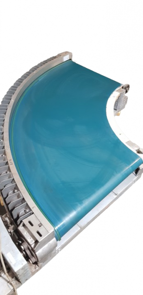 Transnorm Gurtkurvenförderer links 65°-780-600-IR600