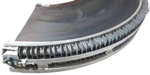 Transnorm Gurtkurvenförderer links 150°-780-600-IR600