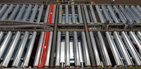 Knapp transfer roller conveyor Toothed belt slider 90° 2900/2270-510-450