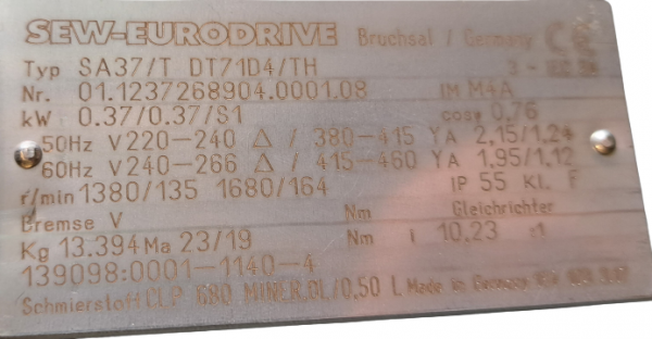 Transnorm Gurtkurvenförderer Gurtkurve 90°-800-700 IR900 rechts