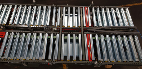 Knapp transfer roller conveyor Toothed belt slider 90° 2900/2270-510-450