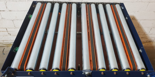 Mecalux Rollenbahn Umsetzer Überschieber Transfer 24V 90° 835-735-650