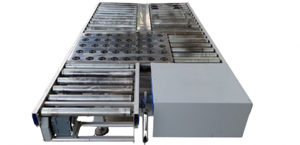 Gebhardt roller conveyor turnout sorter switch diverter ejector 45° 2400-1300-550