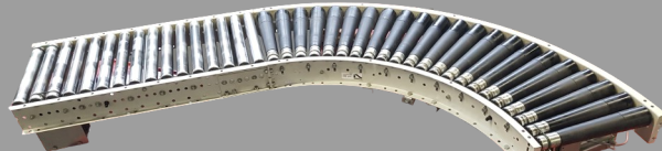 Dematic Rollenkurve links mit Geradstück 1200-90°-600-540 IR795