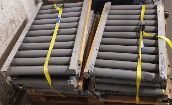 Rollenbahn Schwerkraftbahn Klappen Durchgang verschiedene Größen