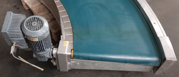 Transnorm spiral helix belt curve conveyor right 90°-750-650 IR1200