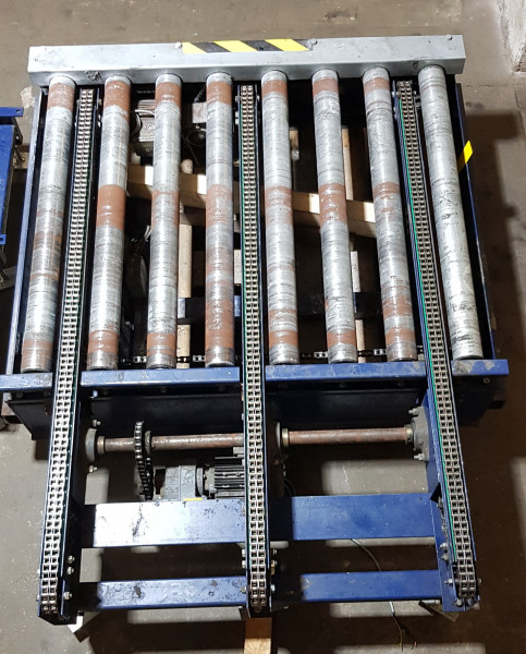 Ami pallet transfer transfer roller conveyor chains 90° 1750-1397-1262-1100